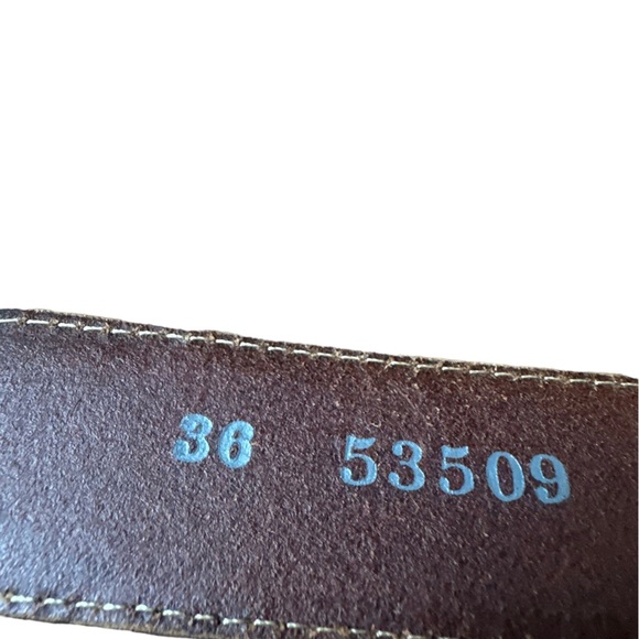 Silver Creek Classics Mens Western Belt Brown Indian Buffalo Nickel Size 36 - Picture 10 of 15